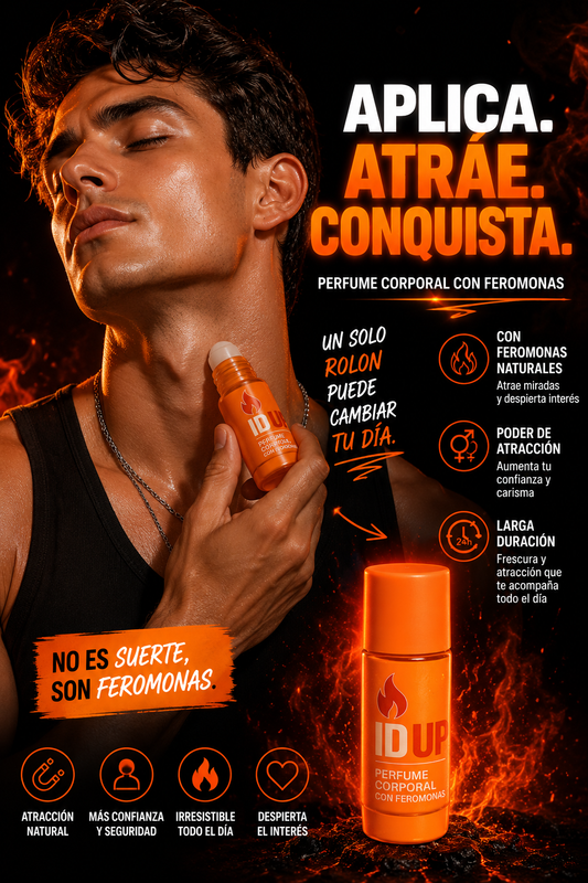 PERFUME ROLON CON FEROMONAS LIBIDUP 10ML (HOMBRE)